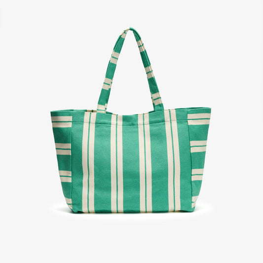 Marina Tote Bag Green Canvas - US 1391
