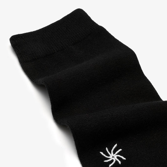 Cloudsteppers 3 Pack Crew Socks Black - US 7790