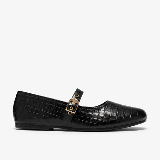 Livia Jane Black Crocodile - US 1050