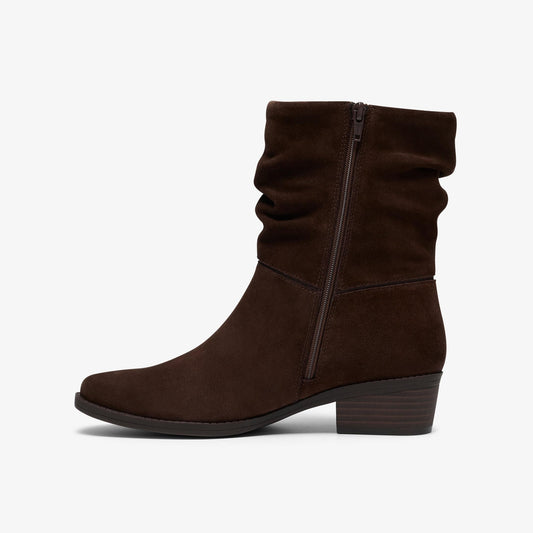 Danyelle Ruby Dark Brown Suede - US 5028