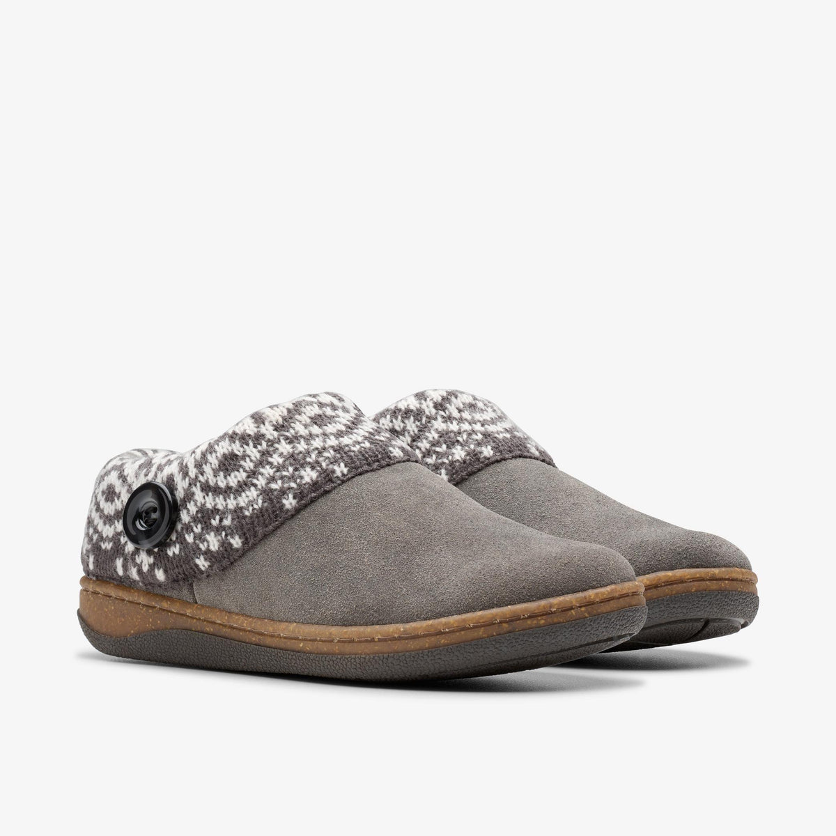 Willowdean Sweater Slippers Dark Grey - US 0336