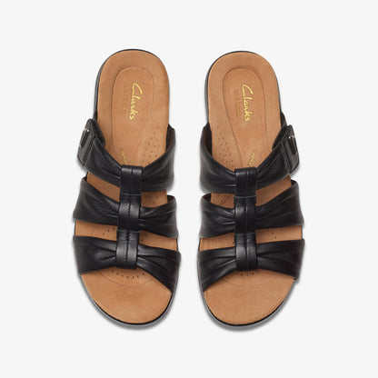 Kitly Slide Black Leather - US 7334