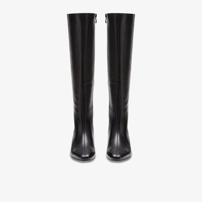 Edina Tall Black Leather - US 7759