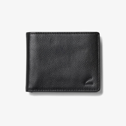 Pebbled Leather Slimfold Wallet Black - US 1988