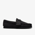 Godney Boat Black Leather - US 8848