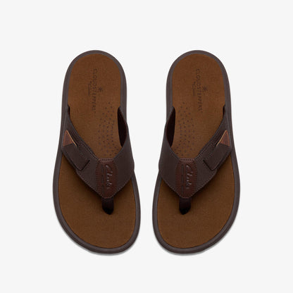 Men's Breeze Flip Flops Brown - US 6643
