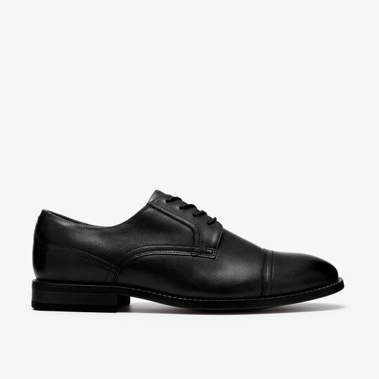 Bowburn Cap Shoe Black Leather - US 4094