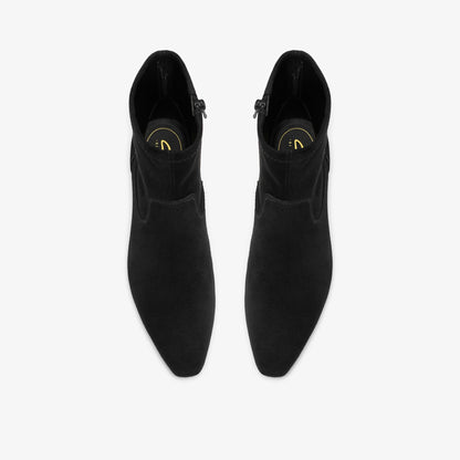 Edina Stretch Black Suede - US 9311