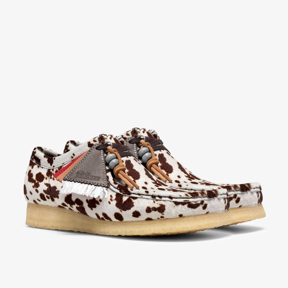 Wallabee Brown Cow Print - US 7950
