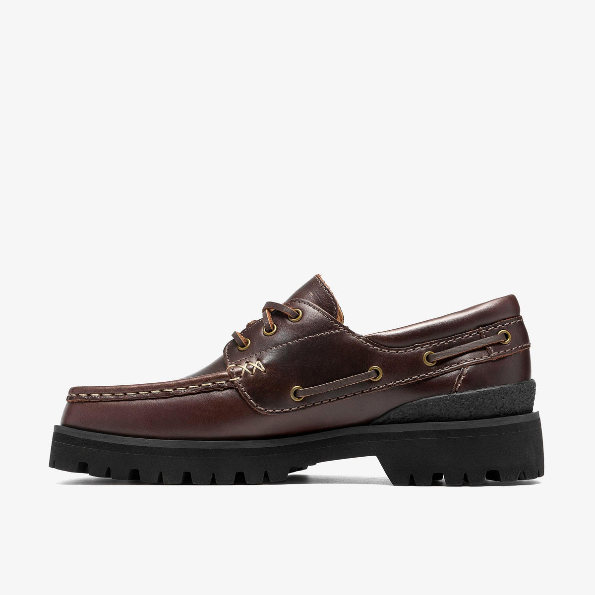 Yukoner Boat Black/Brown Leather - US 8435