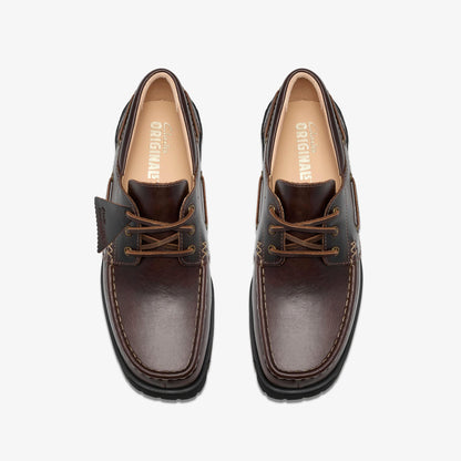 Yukoner Boat Black/Brown Leather - US 8435
