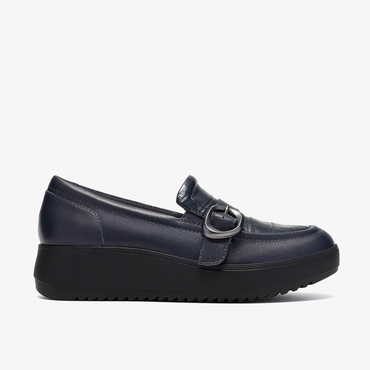 Zylah Vine Navy Combination Leather - US 0431