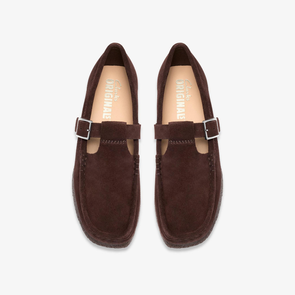 Wallabee T-Bar Chocolate Suede - US 8849